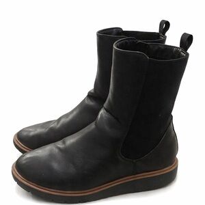 Black Leather kids  Boots